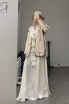 MUTEDANCE striped flower dye jacket MD22FW53 PM53